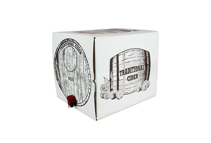10 litre printed cider box - Bag in Box
