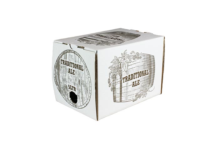 5 litre printed ale box - Bag in Box